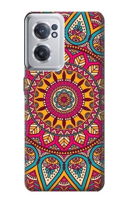 S3694 ヒッピーアートパターン Hippie Art Pattern OnePlus Nord CE 2 5G バックケース、フリップケース・カバー