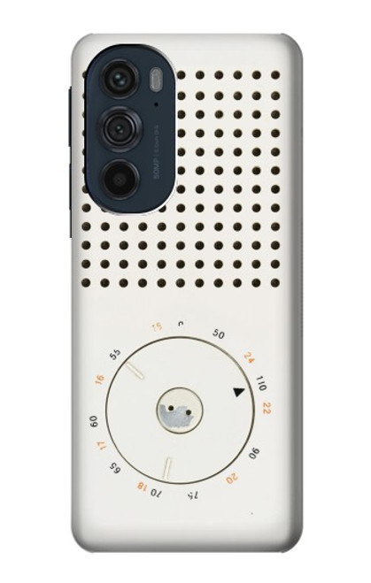 S1857 レトロなトランジスタラジオ Retro Transistor Radio Motorola Edge 30 Pro バックケース、フリップケース・カバー