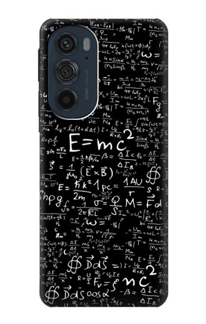S2574 数学物理学黒板式 Mathematics Physics Blackboard Equation Motorola Edge 30 Pro バックケース、フリップケース・カバー