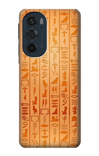 S3440 エジプトの象形文字 Egyptian Hieroglyphs Motorola Edge 30 Pro バックケース、フリップケース・カバー