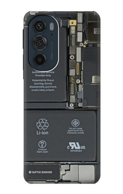 S3467 携帯電話の中のグラフィック Inside Mobile Phone Graphic Motorola Edge 30 Pro バックケース、フリップケース・カバー