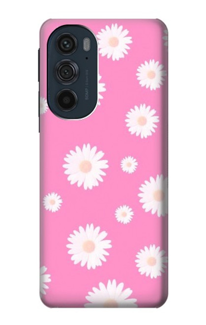 S3500 ピンクの花柄 Pink Floral Pattern Motorola Edge 30 Pro バックケース、フリップケース・カバー