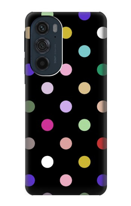 S3532 カラフルな水玉 Colorful Polka Dot Motorola Edge 30 Pro バックケース、フリップケース・カバー