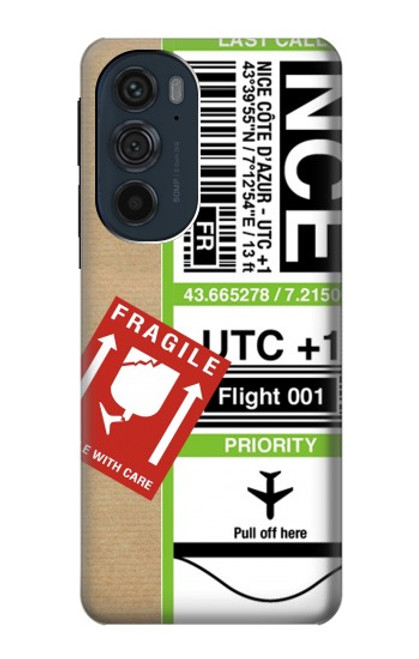 S3543 荷物タグアート Luggage Tag Art Motorola Edge 30 Pro バックケース、フリップケース・カバー