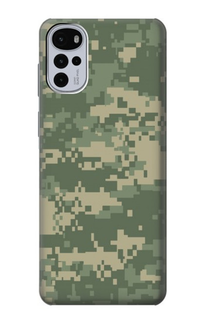 S2173 デジタル迷彩グラフィックプリント Digital Camo Camouflage Graphic Printed Motorola Moto G22 バックケース、フリップケース・カバー