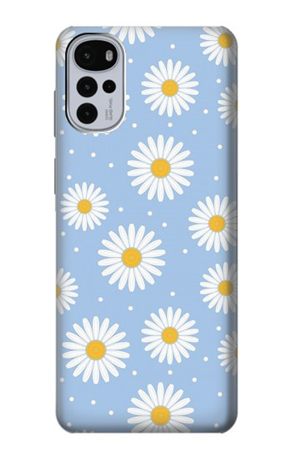 S3681 デイジーの花のパターン Daisy Flowers Pattern Motorola Moto G22 バックケース、フリップケース・カバー