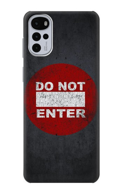 S3683 立入禁止 Do Not Enter Motorola Moto G22 バックケース、フリップケース・カバー
