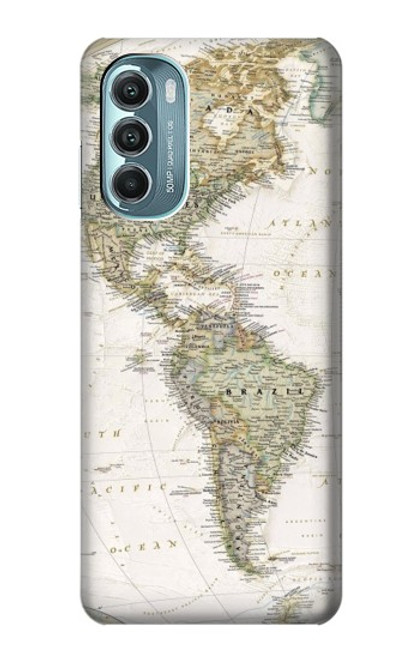 S0604 世界地図 World Map Motorola Moto G Stylus 5G (2022) バックケース、フリップケース・カバー