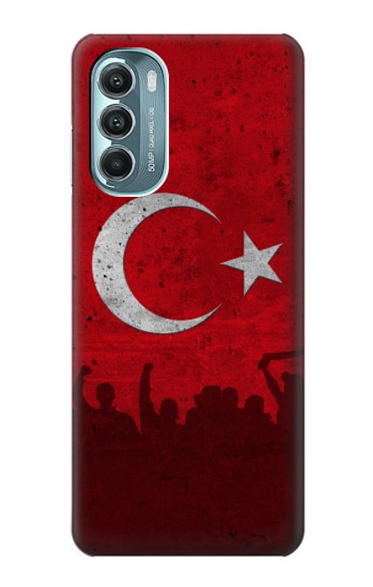 S2991 七面鳥サッカー Turkey Football Soccer Flag Motorola Moto G Stylus 5G (2022) バックケース、フリップケース・カバー