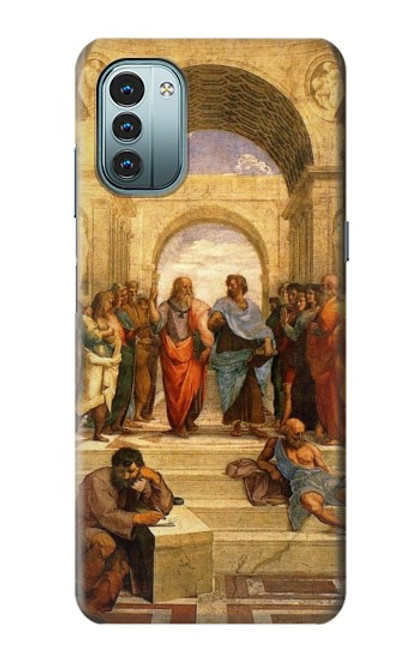 S1086 アテネのラファエルの学校  Raphael's School of Athens Nokia G11, G21 バックケース、フリップケース・カバー