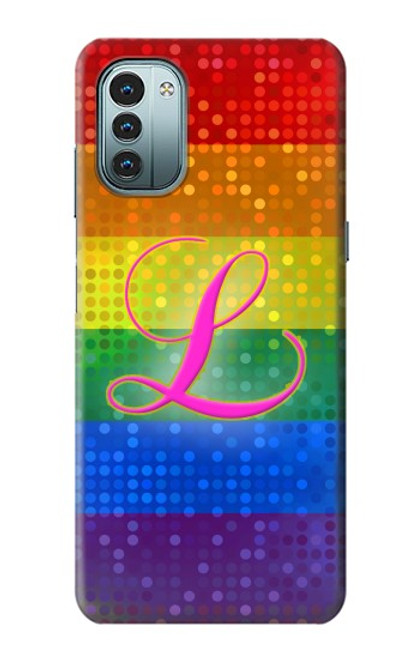 S2900 レインボーLGBTレズビアンプライド旗 Rainbow LGBT Lesbian Pride Flag Nokia G11, G21 バックケース、フリップケース・カバー