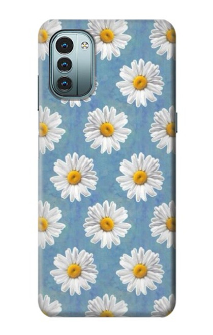 S3454 フローラルデイジー Floral Daisy Nokia G11, G21 バックケース、フリップケース・カバー