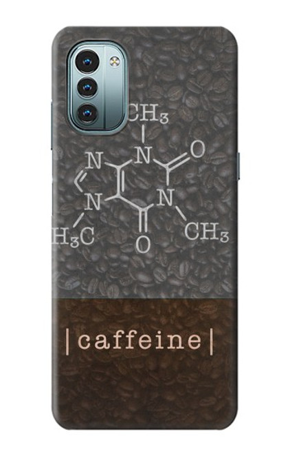 S3475 カフェイン分子 Caffeine Molecular Nokia G11, G21 バックケース、フリップケース・カバー