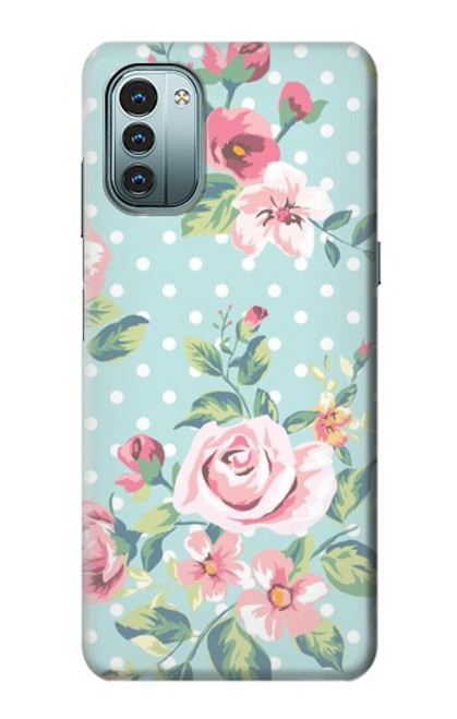 S3494 ヴィンテージローズポルカドット Vintage Rose Polka Dot Nokia G11, G21 バックケース、フリップケース・カバー