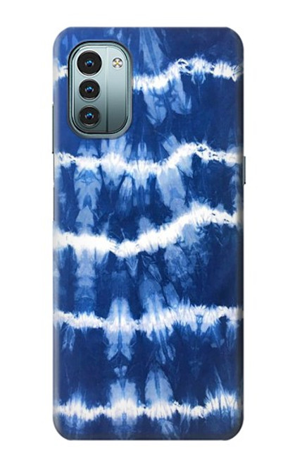 S3671 ブルータイダイ Blue Tie Dye Nokia G11, G21 バックケース、フリップケース・カバー