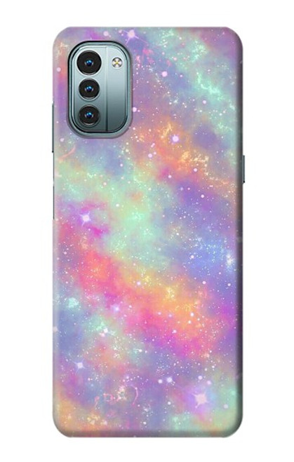 S3706 パステルレインボーギャラクシーピンクスカイ Pastel Rainbow Galaxy Pink Sky Nokia G11, G21 バックケース、フリップケース・カバー