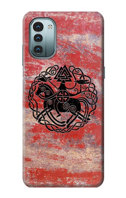 S3831 バイキングノース古代のシンボル Viking Norse Ancient Symbol Nokia G11, G21 バックケース、フリップケース・カバー