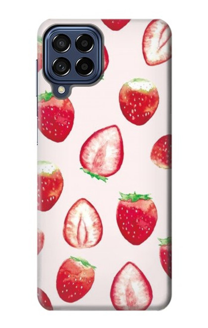 S3481 イチゴ Strawberry Samsung Galaxy M53 バックケース、フリップケース・カバー