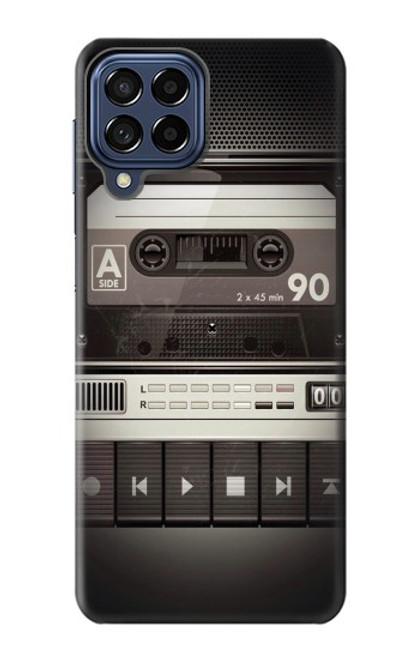 S3501 ビンテージカセットプレーヤー Vintage Cassette Player Samsung Galaxy M53 バックケース、フリップケース・カバー