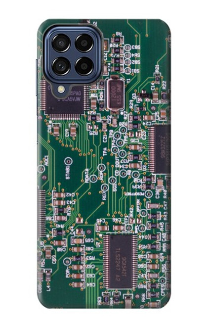 S3519 電子回路基板のグラフィック Electronics Circuit Board Graphic Samsung Galaxy M53 バックケース、フリップケース・カバー