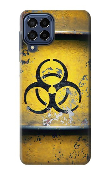 S3669 バイオハザードタンクグラフィック Biological Hazard Tank Graphic Samsung Galaxy M53 バックケース、フリップケース・カバー