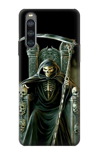 S1024 スケルトンキング Grim Reaper Skeleton King Sony Xperia 10 IV バックケース、フリップケース・カバー