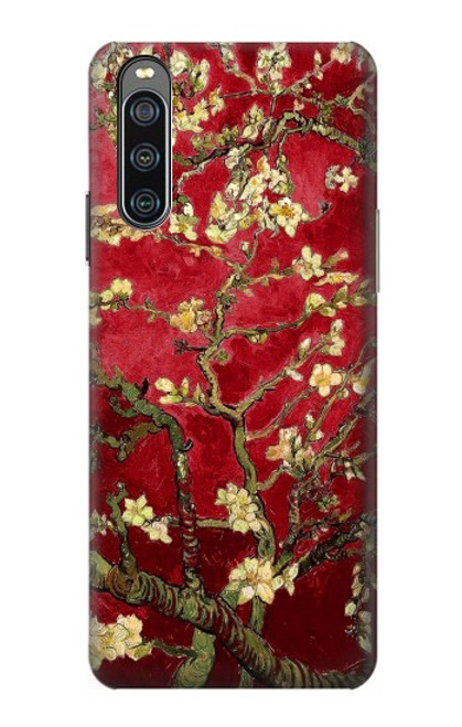 S2414 赤開花アーモンドの木 フィンセント・ファン・ゴッホ Red Blossoming Almond Tree Van Gogh Sony Xperia 10 IV バックケース、フリップケース・カバー