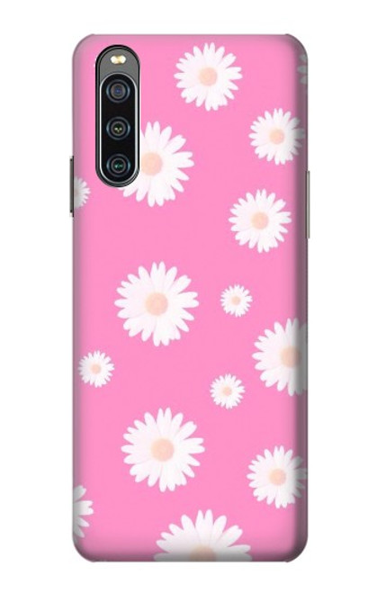 S3500 ピンクの花柄 Pink Floral Pattern Sony Xperia 10 IV バックケース、フリップケース・カバー