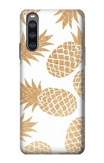 S3718 シームレスパイナップル Seamless Pineapple Sony Xperia 10 IV バックケース、フリップケース・カバー