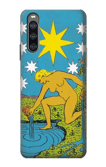 S3744 タロットカードスター Tarot Card The Star Sony Xperia 10 IV バックケース、フリップケース・カバー