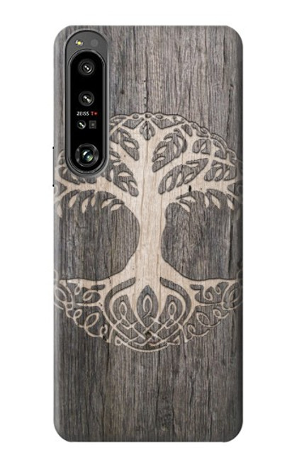 S3591 バイキングツリーオブライフシンボル Viking Tree of Life Symbol Sony Xperia 1 IV バックケース、フリップケース・カバー
