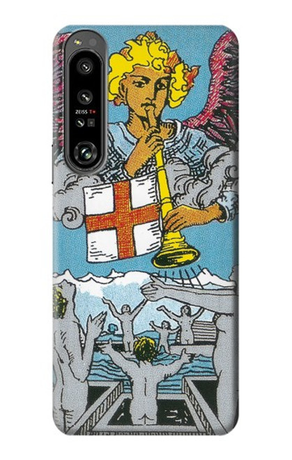 S3743 タロットカード審判 Tarot Card The Judgement Sony Xperia 1 IV バックケース、フリップケース・カバー