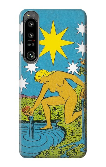 S3744 タロットカードスター Tarot Card The Star Sony Xperia 1 IV バックケース、フリップケース・カバー