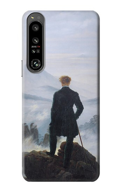 S3789 霧の海の上の放浪者 Wanderer above the Sea of Fog Sony Xperia 1 IV バックケース、フリップケース・カバー