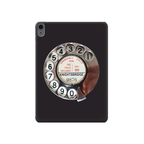 S0059 レトロなダイヤル式の電話ダイヤル Retro Rotary Phone Dial On iPad Air (2022, 2020), Air 11 (2024,2025), Pro 11 (2022) タブレットケース
