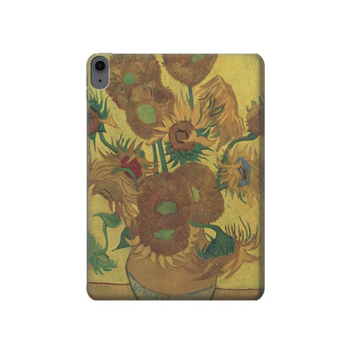 S0214 フィンセント・ファン・ゴッホ 15本のひまわり Van Gogh Vase Fifteen Sunflowers iPad Air (2022,2020, 4th, 5th), iPad Pro 11 (2022, 6th) タブレットケース