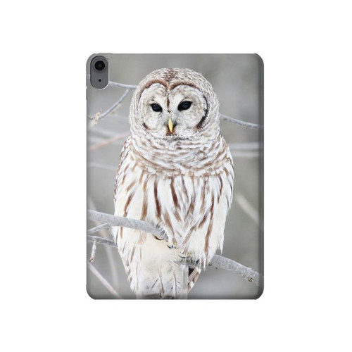 S1566 白フクロウ シロフクロウ Snowy Owl White Owl iPad Air (2020, 2022), Air 11 (2024,2025,2026), Pro 11 (2022) タブレットケース
