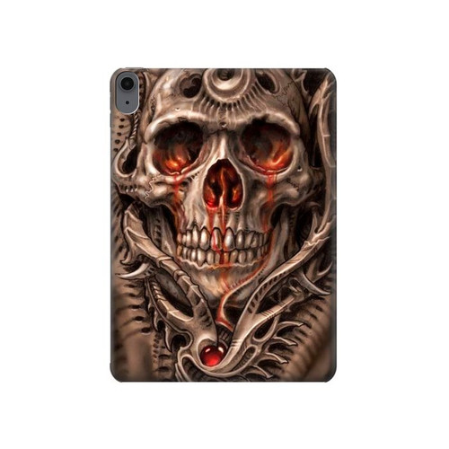 S1675 頭蓋骨の血のタトゥー Skull Blood Tattoo iPad Air (2020, 2022), Air 11 (2024,2025,2026), Pro 11 (2022) タブレットケース