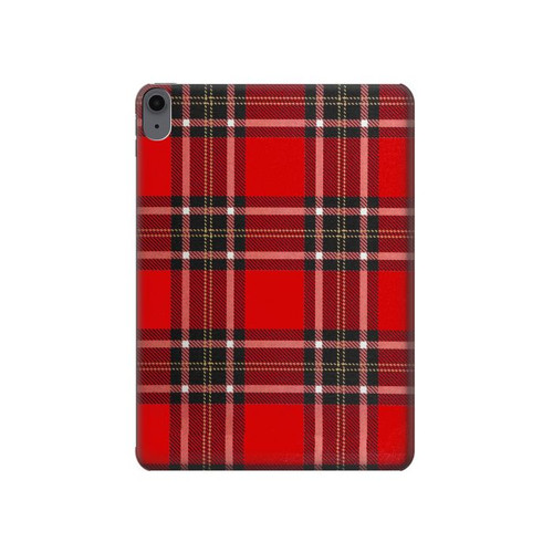S2374 タータンレッドパターン Tartan Red Pattern iPad Air (2020, 2022), Air 11 (2024,2025,2026), Pro 11 (2022) タブレットケース
