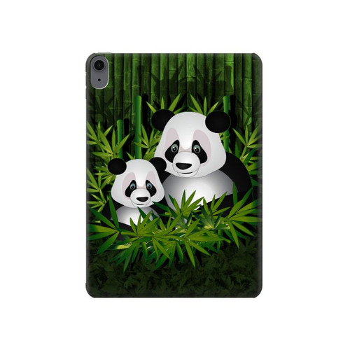 S2441 パンダファミリー 竹林 Panda Family Bamboo Forest iPad Air (2020, 2022), Air 11 (2024,2025,2026), Pro 11 (2022) タブレットケース