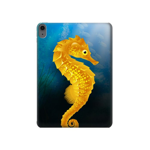 S2444 タツノオトシゴ 深い青色の海 Seahorse Underwater World iPad Air (2020, 2022), Air 11 (2024,2025,2026), Pro 11 (2022) タブレットケース