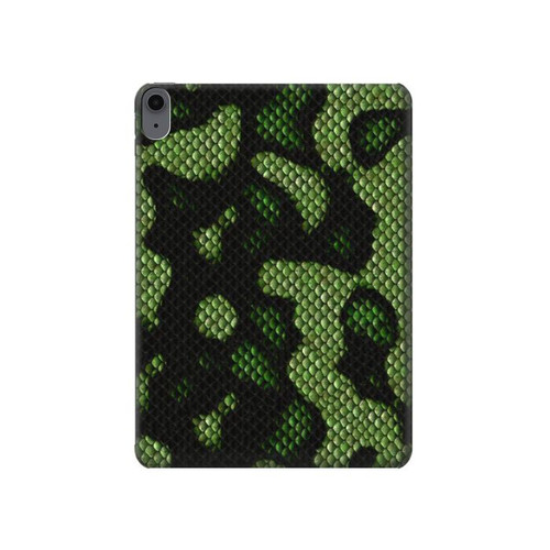 S2877 グリーンスネークスキン グラフィックプリント Green Snake Skin Graphic Printed iPad Air (2022,2020, 4th, 5th), iPad Pro 11 (2022, 6th) タブレットケース
