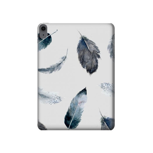S3085 羽 Feather Paint Pattern iPad Air (2022,2020, 4th, 5th), iPad Pro 11 (2022, 6th) タブレットケース