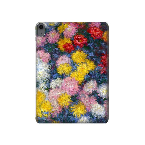 S3342 クロードモネ菊 Claude Monet Chrysanthemums iPad Air (2020, 2022), Air 11 (2024,2025,2026), Pro 11 (2022) タブレットケース