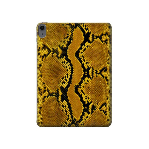 S3365 黄パイソンの皮膚 グラフィックプリント Yellow Python Skin Graphic Print iPad Air (2022, 2020), Air 11 (2024,2025), Pro 11 (2022) タブレットケース