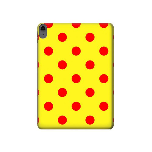 S3526 赤い水玉 Red Spot Polka Dot iPad Air (2022,2020, 4th, 5th), iPad Pro 11 (2022, 6th) タブレットケース