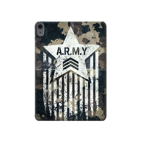 S3666 陸軍迷彩迷彩 Army Camo Camouflage iPad Air (2020, 2022), Air 11 (2024,2025,2026), Pro 11 (2022) タブレットケース