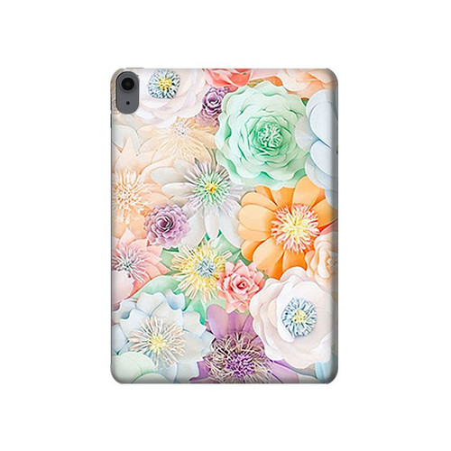 S3705 パステルフローラルフラワー Pastel Floral Flower iPad Air (2020, 2022), Air 11 (2024,2025,2026), Pro 11 (2022) タブレットケース