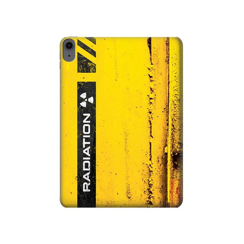 S3714 放射線警告 Radiation Warning iPad Air (2020, 2022), Air 11 (2024,2025,2026), Pro 11 (2022) タブレットケース