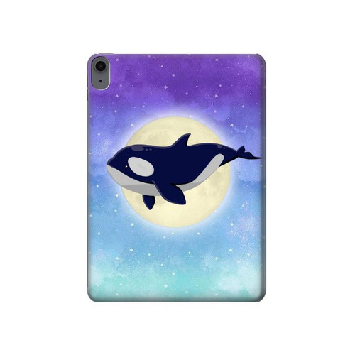 S3807 キラーホエールオルカ月パステルファンタジー Killer Whale Orca Moon Pastel Fantasy iPad Air (2020, 2022), Air 11 (2024,2025,2026), Pro 11 (2022) タブレットケース